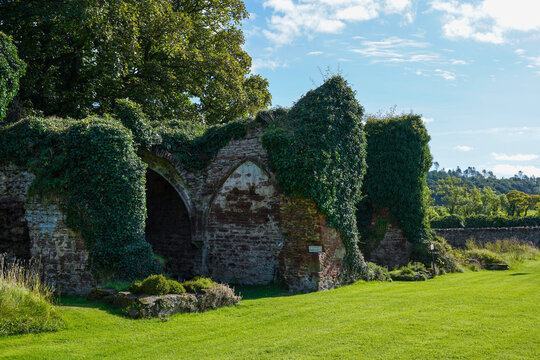 The ruins of Lindores Abbey in Newburgh. It is located in Fife in Scotland 