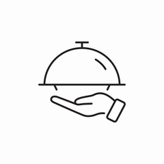 restaurant service icon sign vector