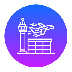 Fototapeta premium Airport Icon