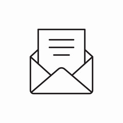 envelope message icon sign vector