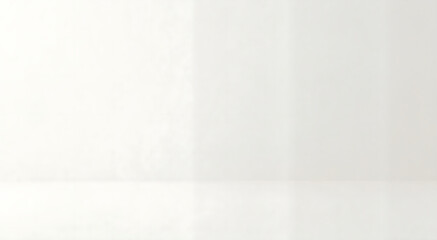 Minimalistic white background with soft light reflections