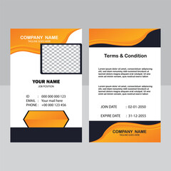 Employee Id Card Design Template