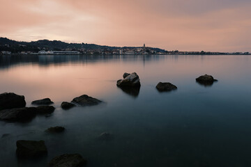 long exposure sunset