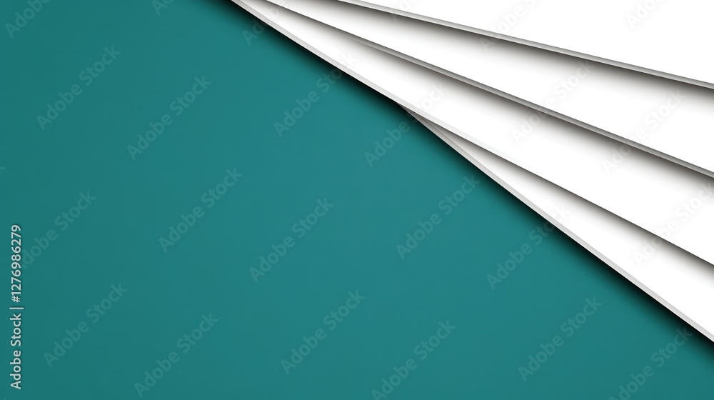 Aufkleber abstract design with geometric shapes and minimalist style for modern presentation background