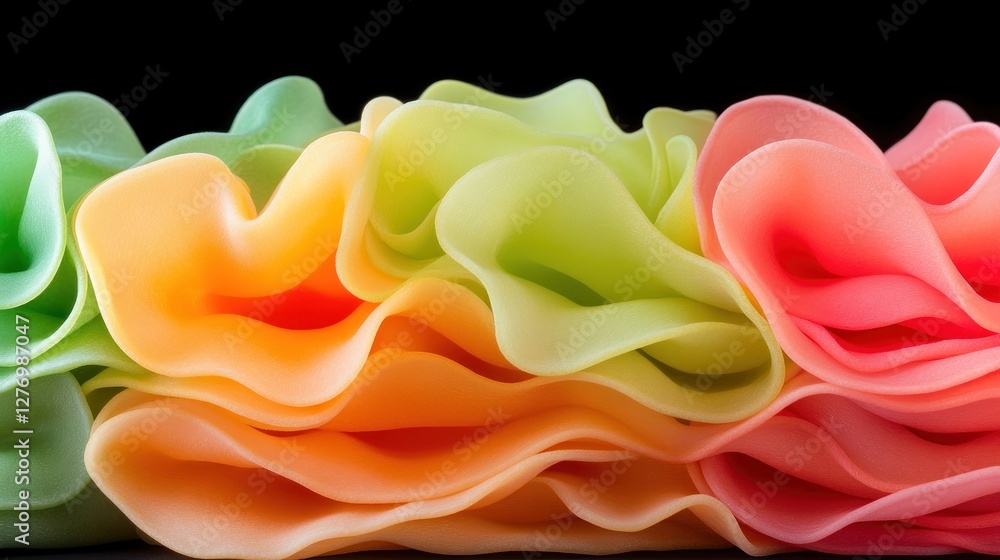 Poster abstract flowing color waves background for presentation or banner design