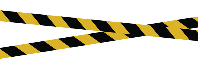 Warning tape icon. Yellow caution tape. under construction tape warning banner. Under construction sign for construction site and website. EPS 10