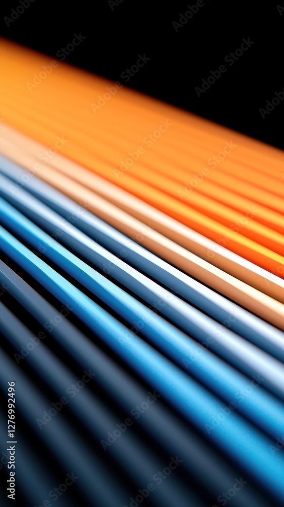 Poster abstract parallel lines, gradient transition from light to dark. backdrops, graphic design