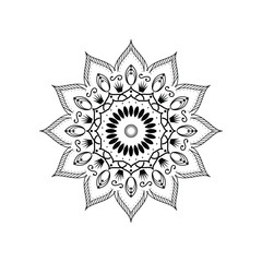 Decorative concept abstract mandala illustration. EPS 10