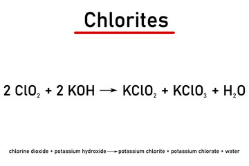 Chemical reaction - formation of chlorite, reaction record
