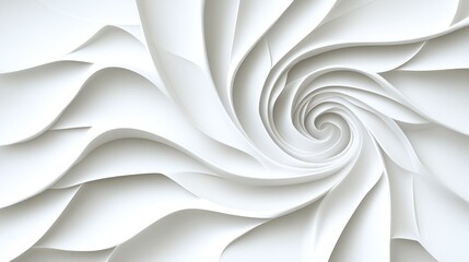 Obraz premium Abstract white swirl pattern background for decoration, poster or wallpaper