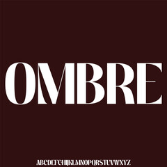 Creative modern liquid alphabet display font vector. Unique trendy typography style