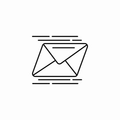 express mail send icon sign vector