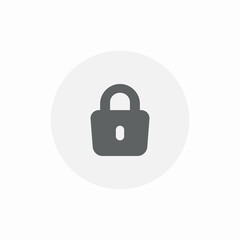lock safety protection icon sign vector