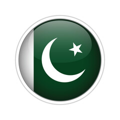 Pakistan Flag Sphere Vector