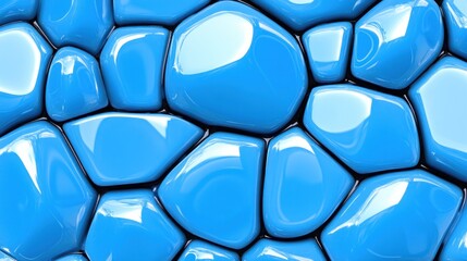 Blue abstract cell pattern background for wallpaper, textures, and graphic design use