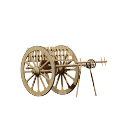 Fototapeta premium Myanmar's old wooden cart