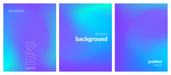 Abstract liquid background layout. Bright color blend. Blurred fluid effect. Gradient mesh. Mockup modern design template for posters, ad banners, brochures, flyers, covers, websites. EPS vector image