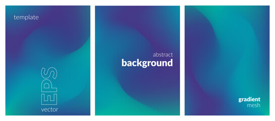Fototapeta premium Abstract liquid background layout. Bright color blend. Blurred fluid effect. Gradient mesh. Mockup modern design template for posters, ad banners, brochures, flyers, covers, websites. EPS vector image