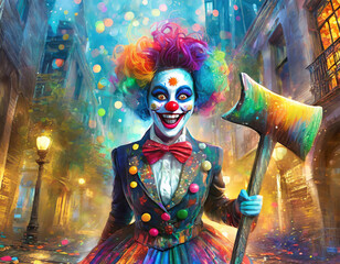 Demonic Creepy Clowns