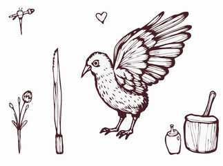 Charming Handmade Sketchy Vectors