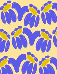 Abstract Flower Pattern