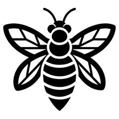 Bee Vector  High Quality Insect Illustrations for Nature and Agriculture Designs