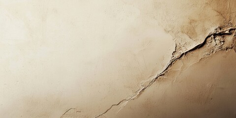 Obraz premium Distressed Wall with Large Crack and Textural Variations Evoking Age and Decay for Creative Projects