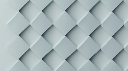 Geometric Rhombus Pattern White Abstract Texture Background Modern Design Optical Illusion Visual