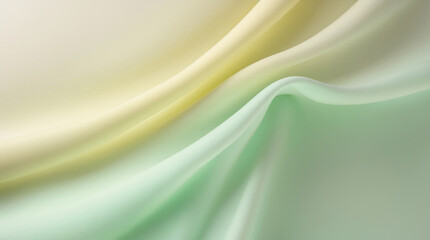 Fototapeta premium Soft, flowing fabric gently draped in pastel colors creates a soothing visual experience for textile enthusiasts