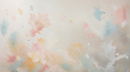 Obraz premium Vibrant abstract art with soft pastel colors creating a dreamy visual experience in a blurred background