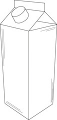 An illustration of a carton of Beverage