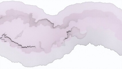 Obraz premium Abstract Lavender Watercolor Wash Serene Flowing Design