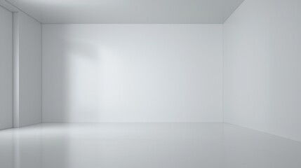 Serene Minimalist Interior Space with Natural Light and Clean Lines Architecture Design Backdrop