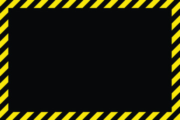 Warning, Caution set of yellow and black warning ribbons. Warning zone, danger tapes. Yellow stripes border. Caution tape. Do not cross. yellow warning tape and black word caution. EPS 10