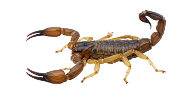 Scorpion PNG, scorpion isolated on transparent background, scorpion insect without background