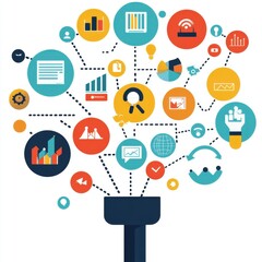 Digital marketing strategies leveraging  data analytics for online business growth and enhanced