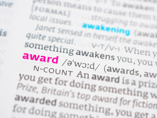 Award is a term that means an award, recognition of merits and achievements in various fields.