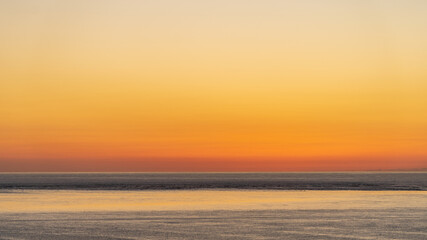 sunset on the beach