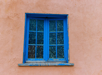 Adobe Architecture at Historic Forked Lightning Ranch,  Pecos National Historical Park, New Mexico, USA