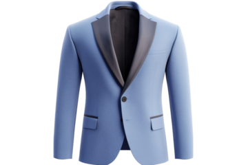 Stylish blue blazer with a sleek design