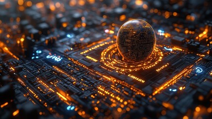  Artificial Intelligence System On A Futuristic Chip
