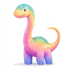 Colorful Dinosaur Illustration