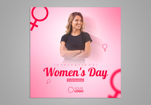 International Women's Day Celebration Template Social Media
