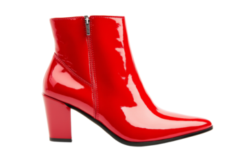 Stylish red ankle boots perfect for any occasion