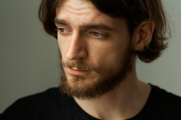 Fototapeta premium portrait of a man with a beard