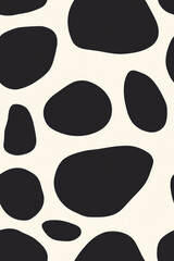Black and white pattern showcasing textured dots for artistic inspiration