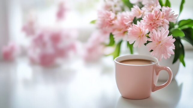 Resignation letter on a desk with a coffee cup and plant. Featuring career transition and empowerment