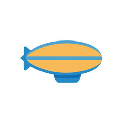 Stylish Zeppelin Icon for Aerial Adventures © Sharuzzaman