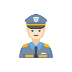  Dynamic Traffic Police Icon for Road Safety