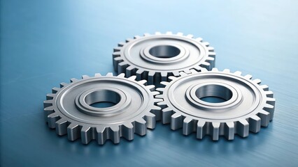 Innovative Mechanical Gears and Cogwheel System for Industrial Efficiency and Automation Wallpaper Background